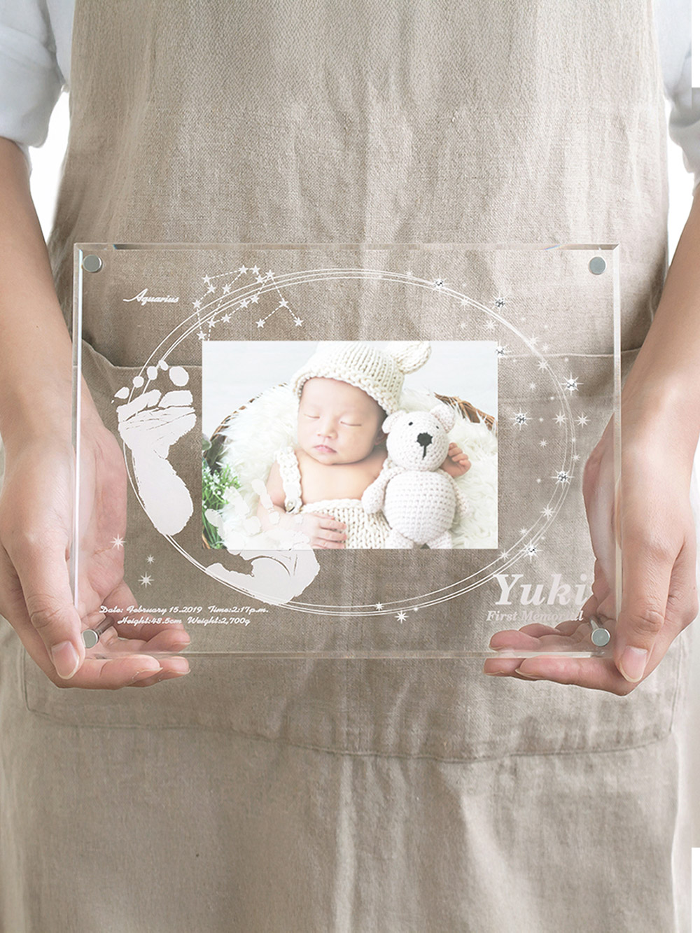 メモリアルグッズ|【ちあき工房】星に願いをスワロフスキー