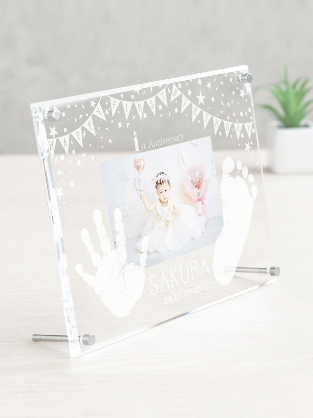 メモリアルグッズ|【ちあき工房】HAPPY FIRST BIRTHDAY|ー