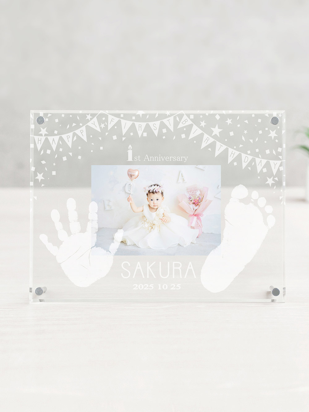 メモリアルグッズ|【ちあき工房】HAPPY FIRST BIRTHDAY|ー