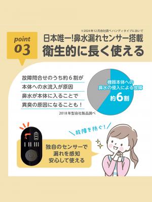 赤ちゃん お風呂・ベビースキンケア|電動鼻水吸引器 PochiSui