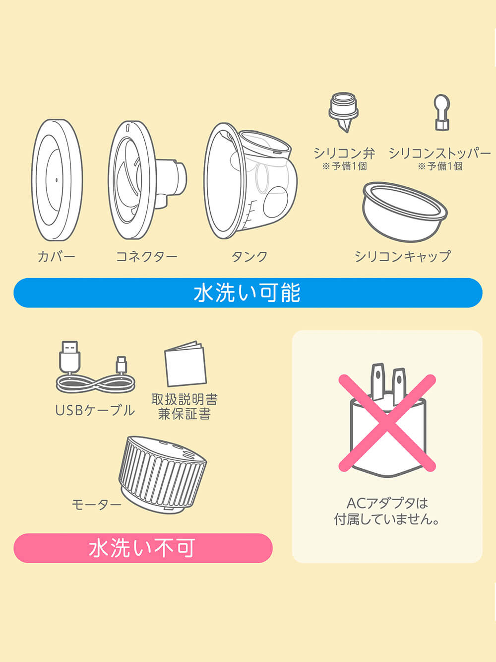 電動さく乳器 ハンズフリー | 授乳・調乳・お食事(品番：51811