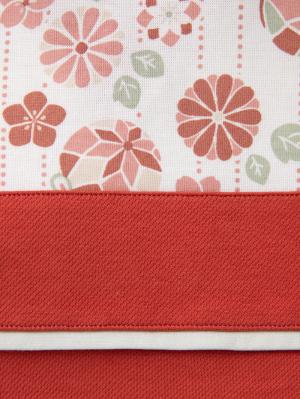 ツーウェイオール（2WAYオール）|【mocmof】お宮参り着物２WAYオール|レッド