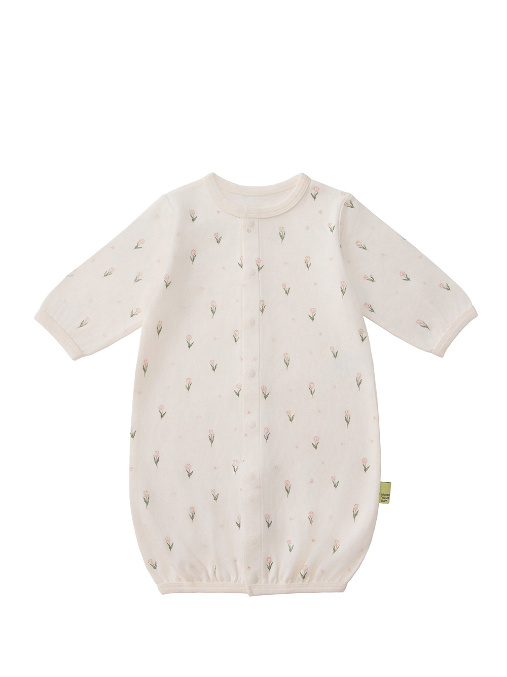 ツーウェイオール（2WAYオール）|【MAKE YOUR DAY】総柄２WAYオール|チューリップ柄