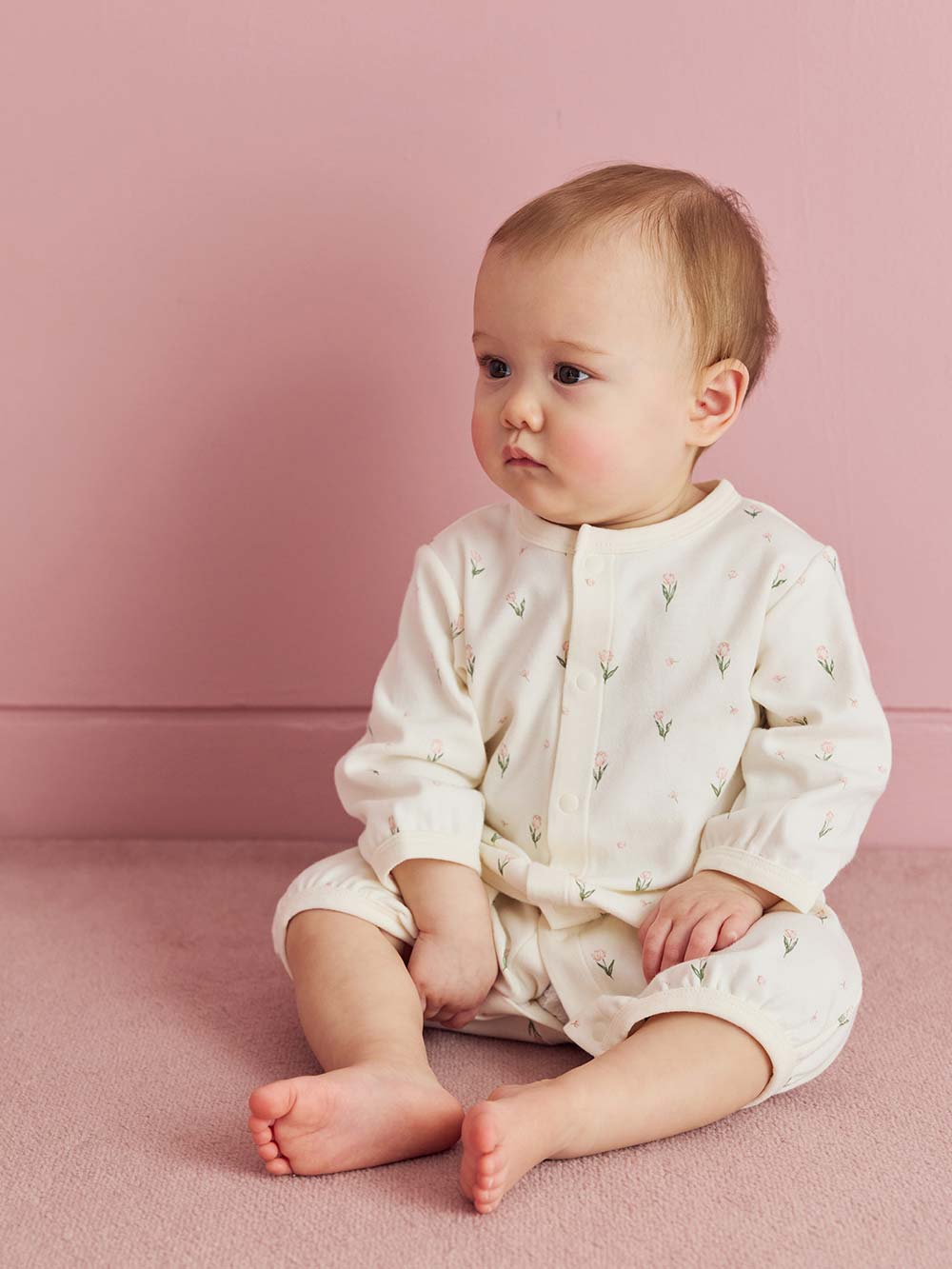 ツーウェイオール（2WAYオール）|【MAKE YOUR DAY】総柄２WAYオール|チューリップ柄