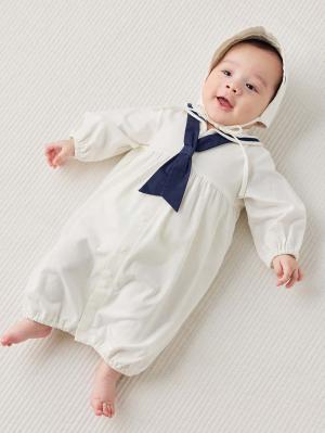 セレモニードレス|【MAKE YOUR DAY】セーラー セレモニードレス＆ボウシ セット|オフホワイト