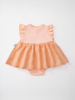 ロンパース・カバーオール|【MAKE YOUR DAY】シアーフラワーロンパース