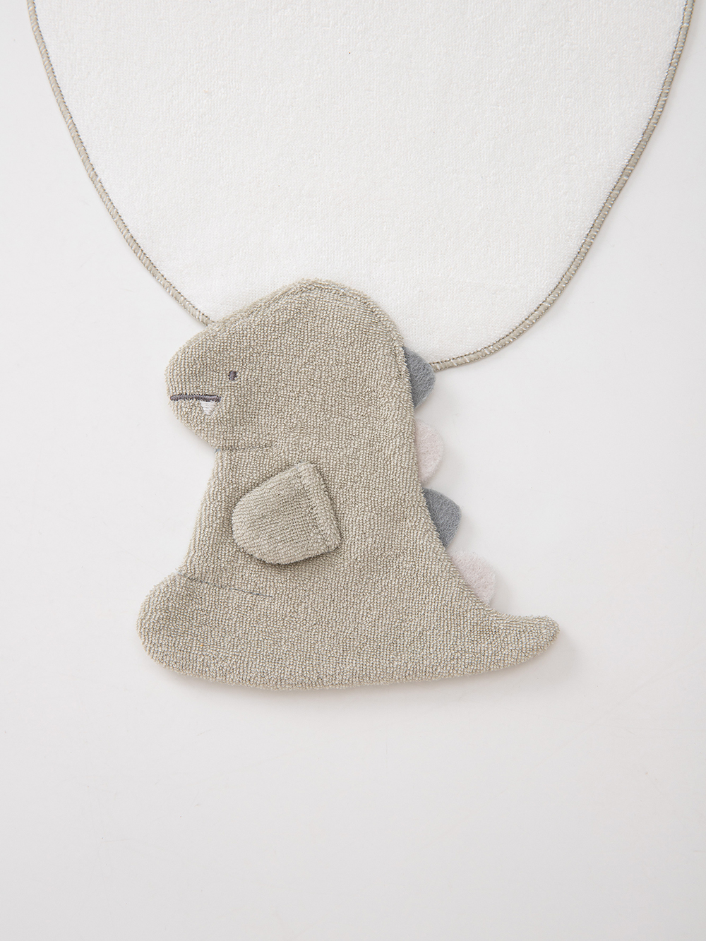 ベビー 小物|【mocmof】立体モチーフ汗取りタオル|恐竜