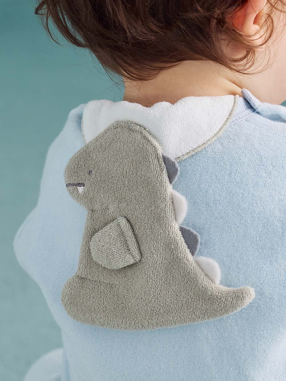 ベビー 小物|【mocmof】立体モチーフ汗取りタオル|恐竜