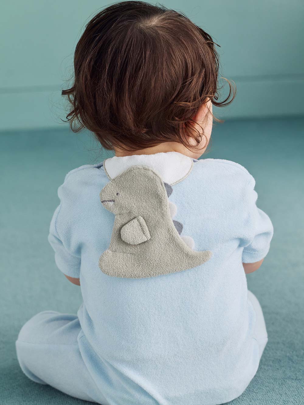 ベビー 小物|【mocmof】立体モチーフ汗取りタオル|恐竜