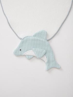 ベビー 小物|【mocmof】立体モチーフ汗取りタオル|イルカ