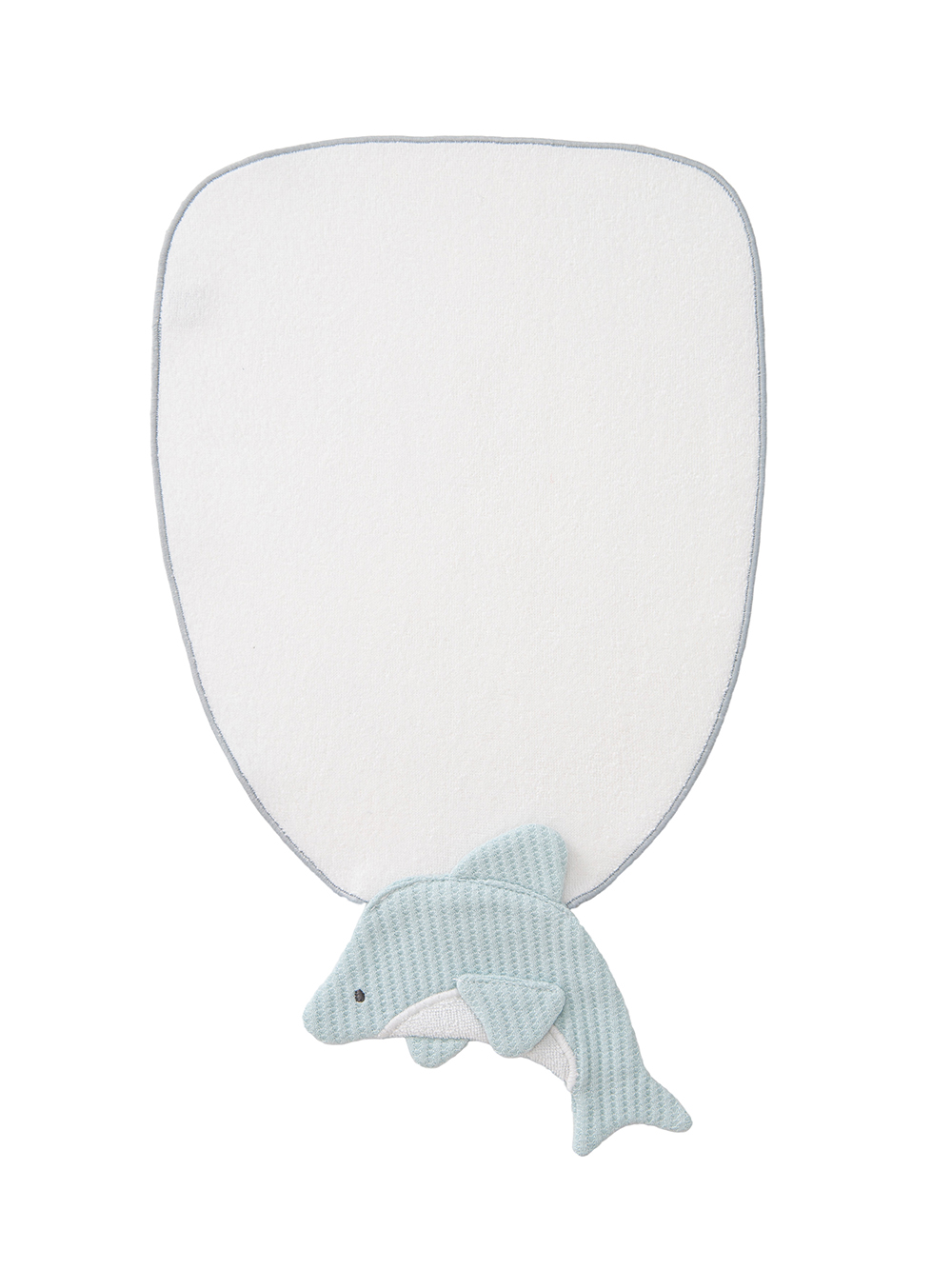 ベビー 小物|【mocmof】立体モチーフ汗取りタオル|イルカ