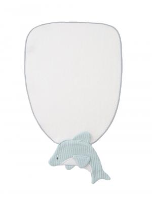 ベビー 小物|【mocmof】立体モチーフ汗取りタオル|イルカ