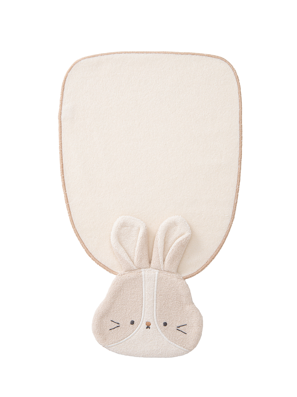 ベビー 小物|【mocmof】立体モチーフ汗取りタオル|うさぎ