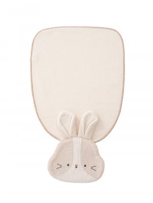 ベビー 小物|【mocmof】立体モチーフ汗取りタオル|うさぎ
