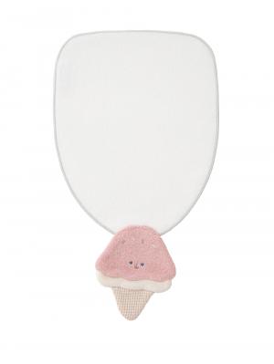 ベビー 小物|【mocmof】立体モチーフ汗取りタオル|いちごアイス