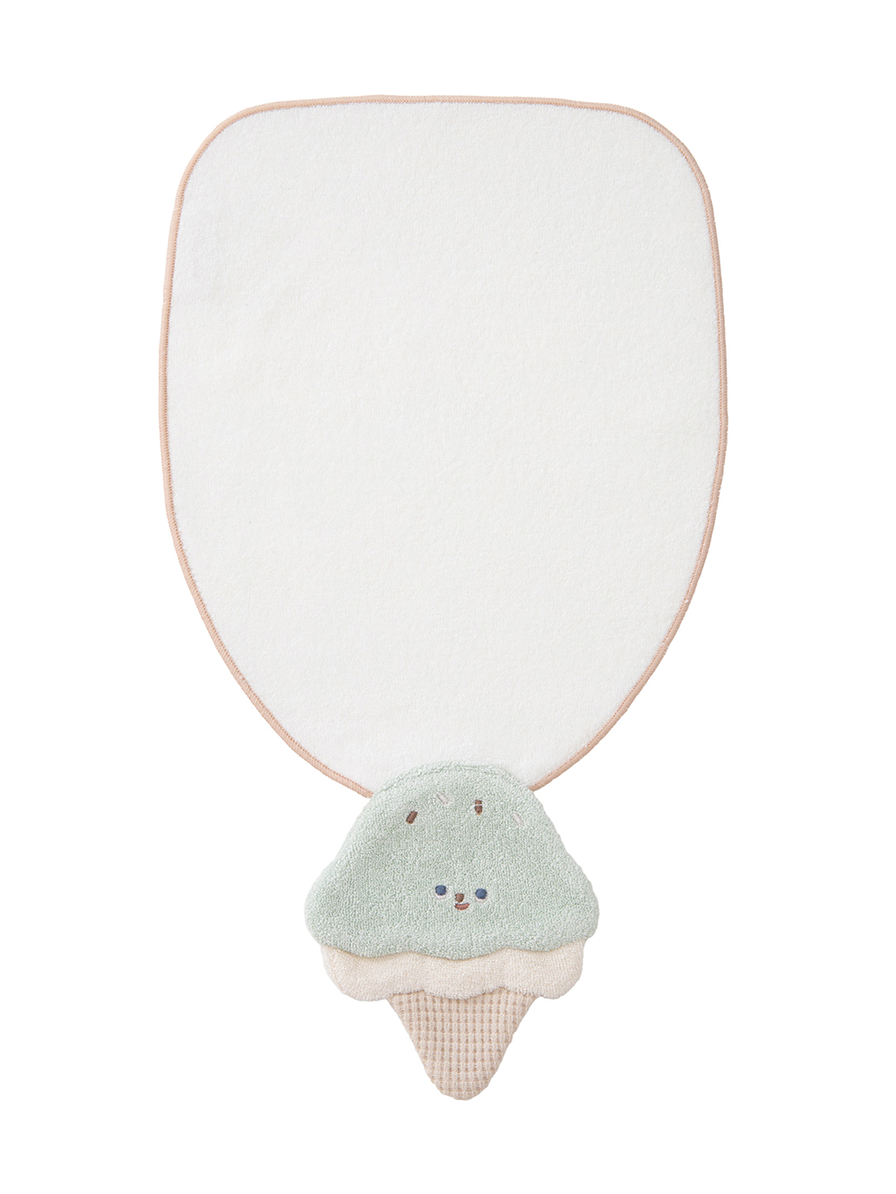 ベビー 小物|【mocmof】立体モチーフ汗取りタオル|チョコミント