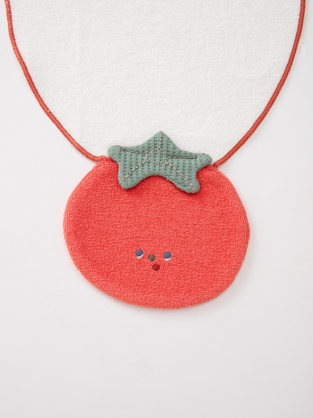 ベビー 小物|【mocmof】立体モチーフ汗取りタオル|トマト