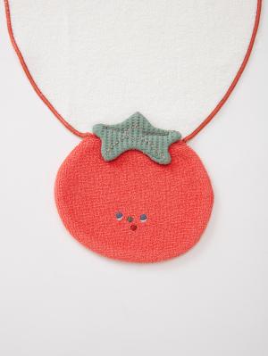 ベビー 小物|【mocmof】立体モチーフ汗取りタオル|トマト