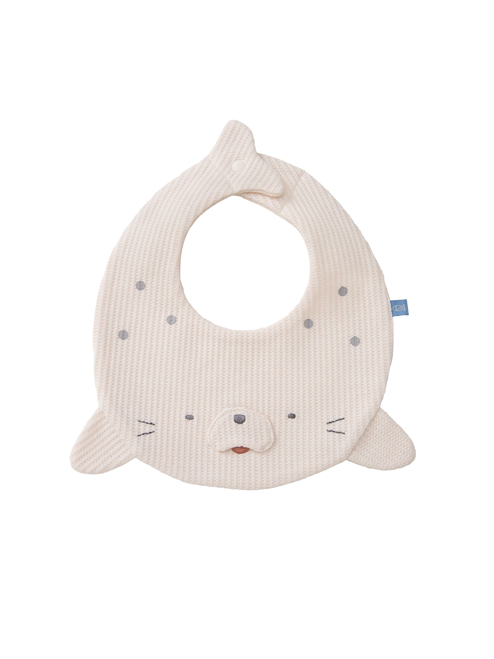 スタイ（よだれかけ）|【mocmof】立体モチーフスタイ|アザラシ