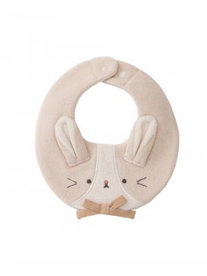 スタイ（よだれかけ）|【mocmof】立体モチーフスタイ|うさぎ