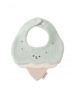 スタイ（よだれかけ）|【mocmof】立体モチーフスタイ|チョコミント