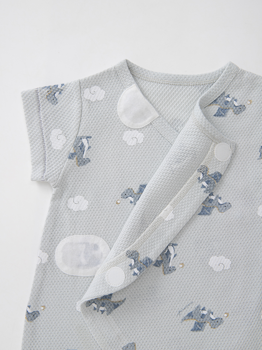 ロンパース・カバーオール|【mocmof】ドラゴン柄サマーロンパース