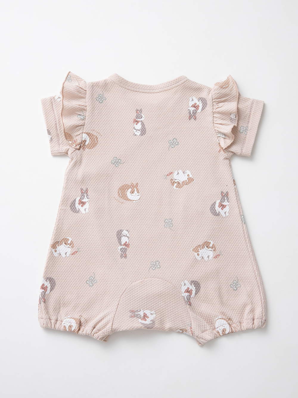 ロンパース・カバーオール|【mocmof】うさぎ柄サマーロンパース