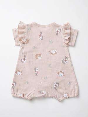 ロンパース・カバーオール|【mocmof】うさぎ柄サマーロンパース