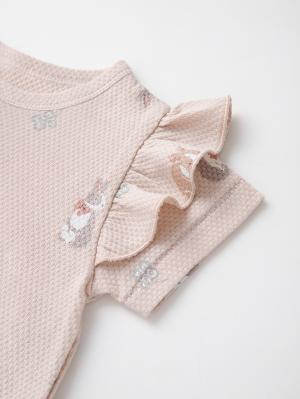 ロンパース・カバーオール|【mocmof】うさぎ柄サマーロンパース