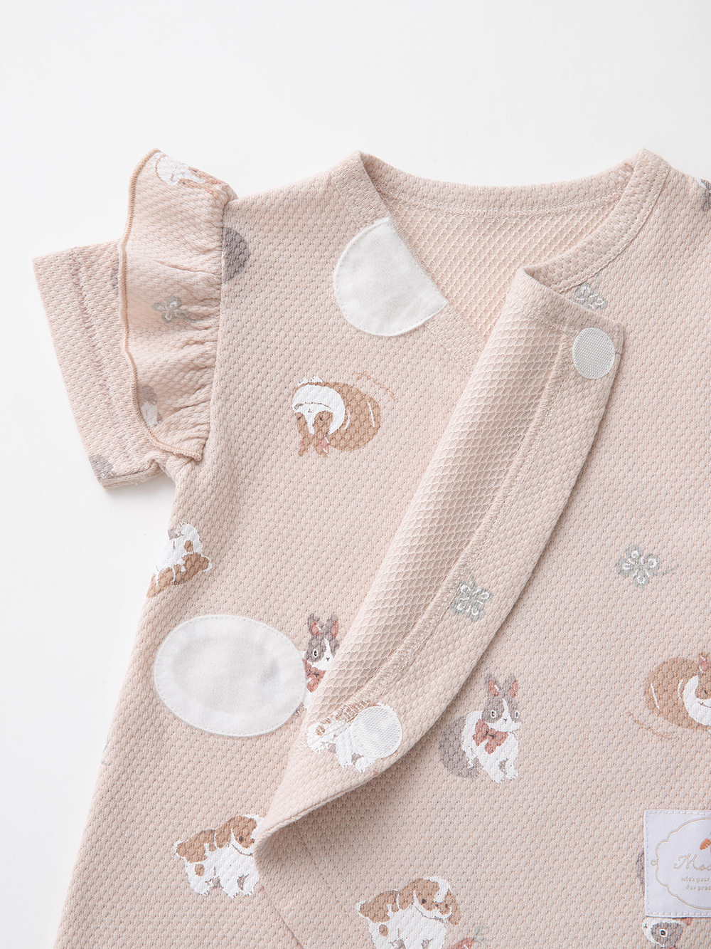 ロンパース・カバーオール|【mocmof】うさぎ柄サマーロンパース