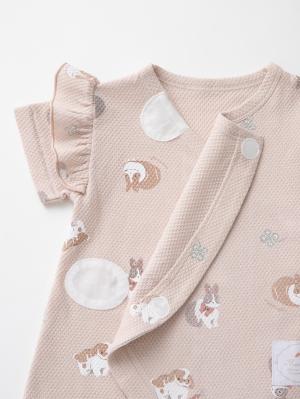 ロンパース・カバーオール|【mocmof】うさぎ柄サマーロンパース