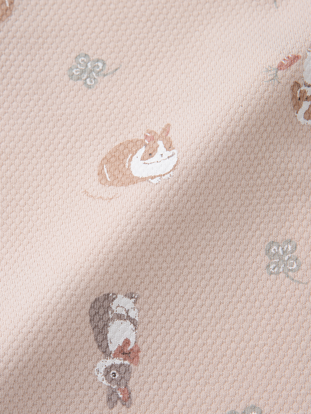 ロンパース・カバーオール|【mocmof】うさぎ柄サマーロンパース