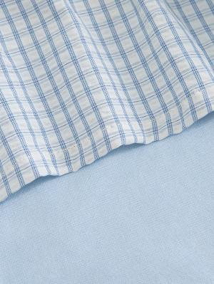 ロンパース・カバーオール|【coto cotto】セーラー襟ロンパース|チェック柄