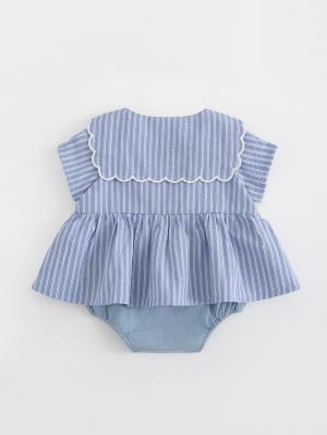 ロンパース・カバーオール|【coto cotto】セーラー襟ロンパース