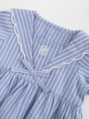 ロンパース・カバーオール|【coto cotto】セーラー襟ロンパース