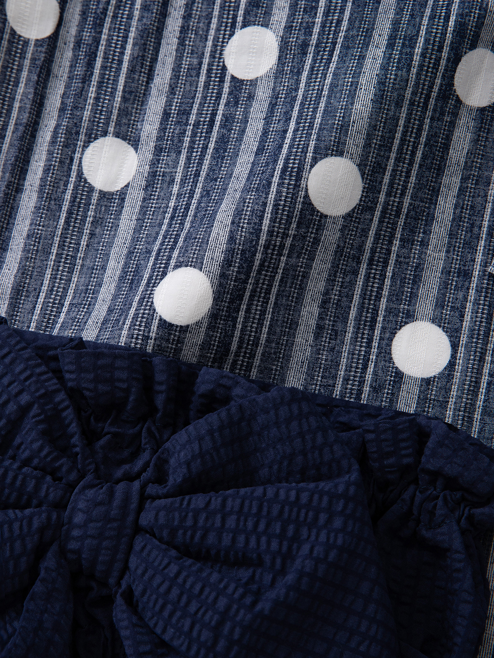 ロンパース・カバーオール|【mocmof】帯付き 甚平ロンパース|ネイビー