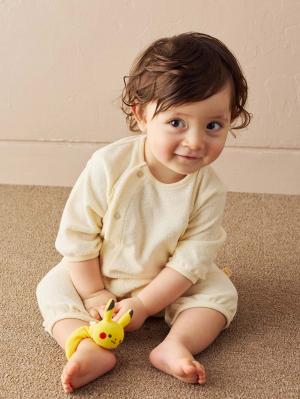 ベビーおもちゃ|【monpoke】モンポケ布製ラトル