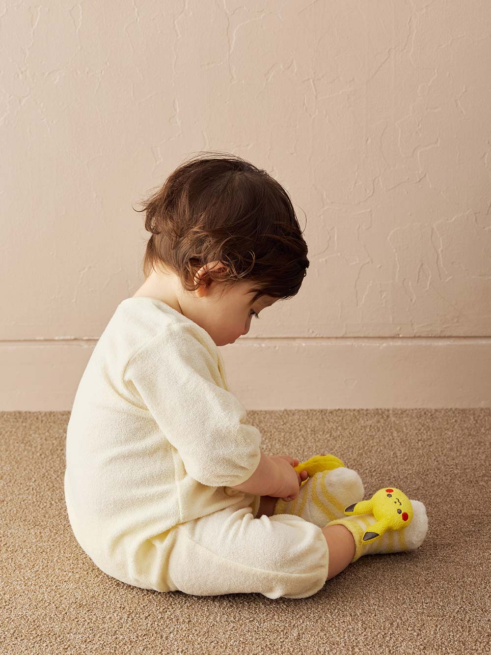 ベビーシューズ・ファーストシューズ・ベビー靴下|【monpoke】モンポケパイルソックス