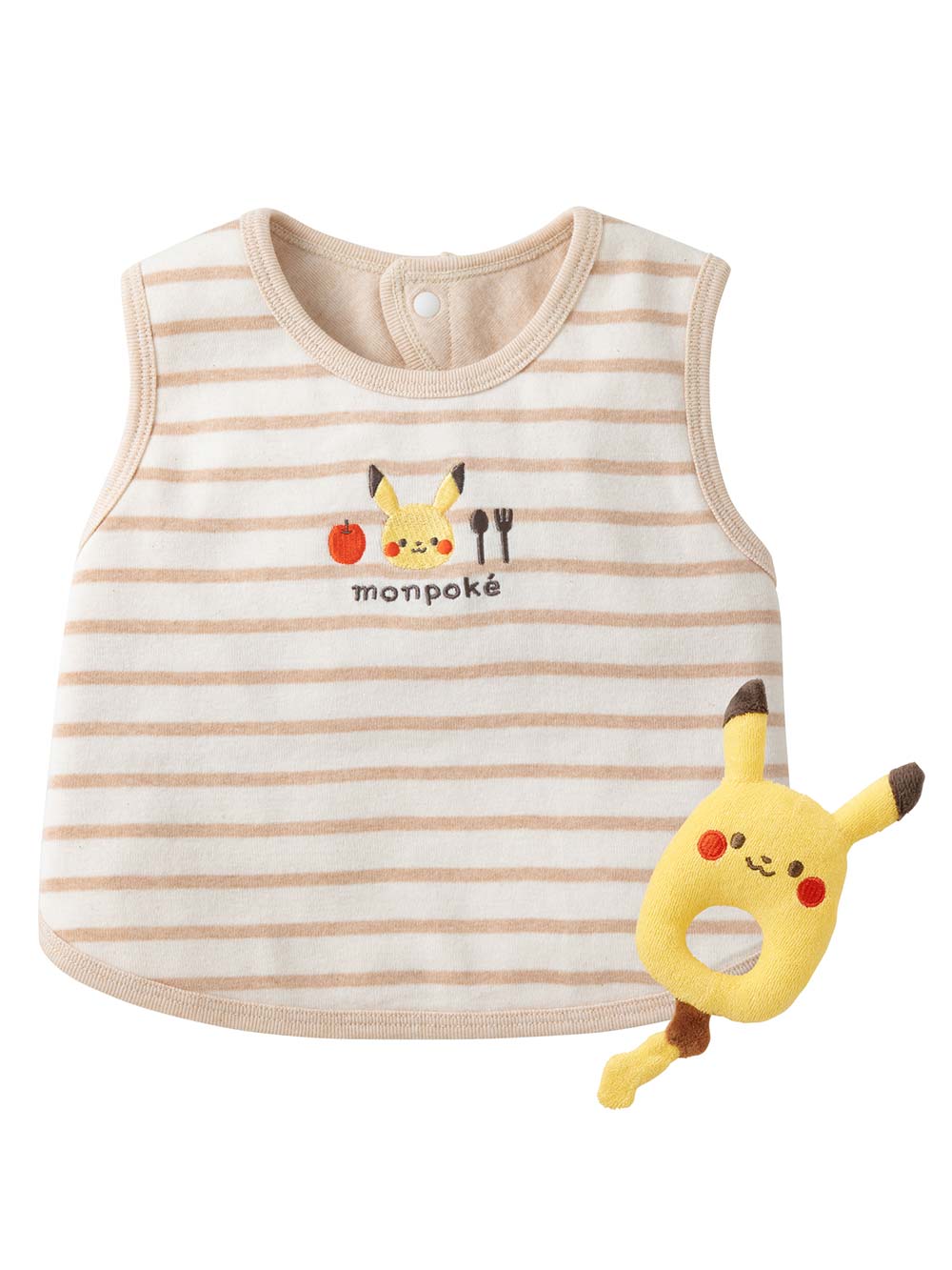 スタイ（よだれかけ）|【monpoke】モンポケオーガニックスタイセット|ー
