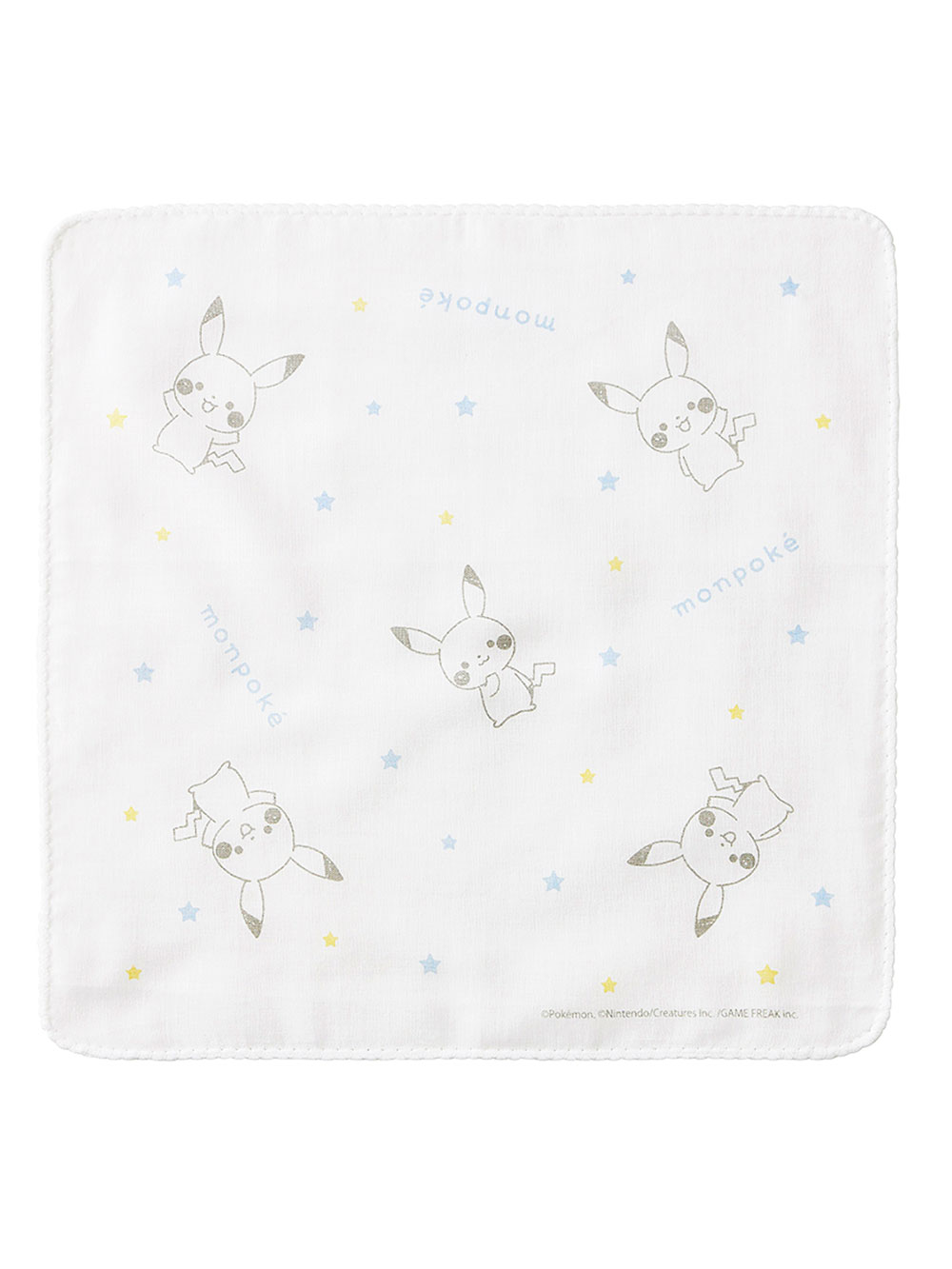 赤ちゃん お風呂・ベビースキンケア|【monpoke】モンポケガーゼハンカチ3枚組