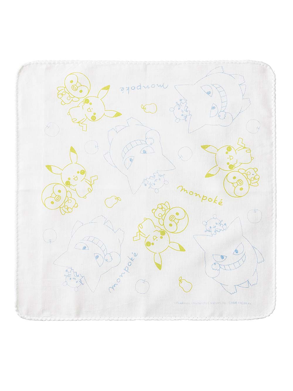 赤ちゃん お風呂・ベビースキンケア|【monpoke】モンポケガーゼハンカチ3枚組