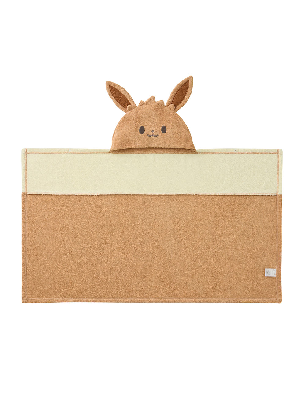 赤ちゃん お風呂・ベビースキンケア|【monpoke】モンポケフード付きバスタオル|ピカチュウ