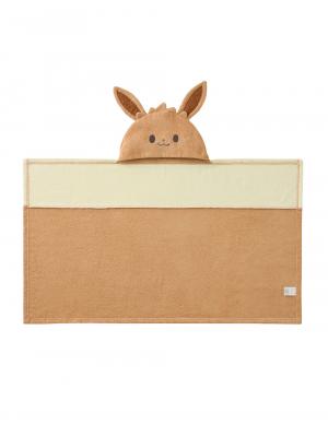 赤ちゃん お風呂・ベビースキンケア|【monpoke】モンポケフード付きバスタオル|ピカチュウ