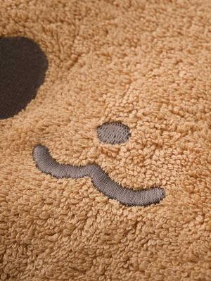 赤ちゃん お風呂・ベビースキンケア|【monpoke】モンポケフード付きバスタオル|イーブイ