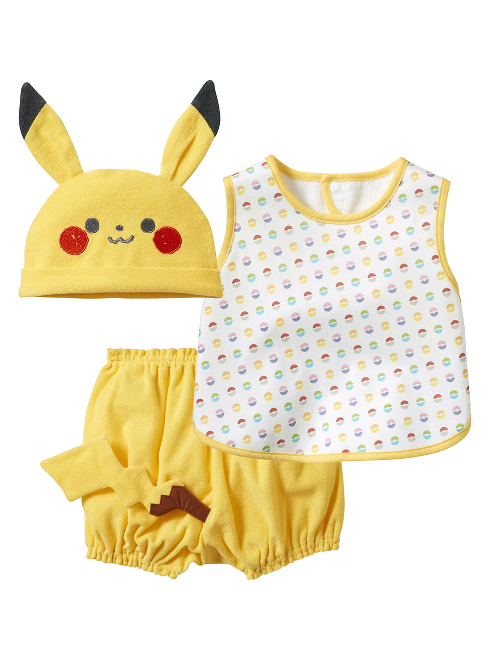 スタイ（よだれかけ）|【monpoke】モンポケギフトエプロンセット|ー