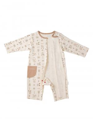 出産準備|【monpoke】モンポケベビーギフトカバーオール3点セット