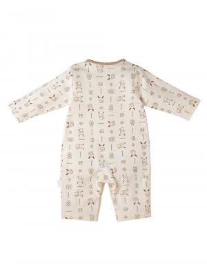 出産準備|【monpoke】モンポケベビーギフトカバーオール3点セット