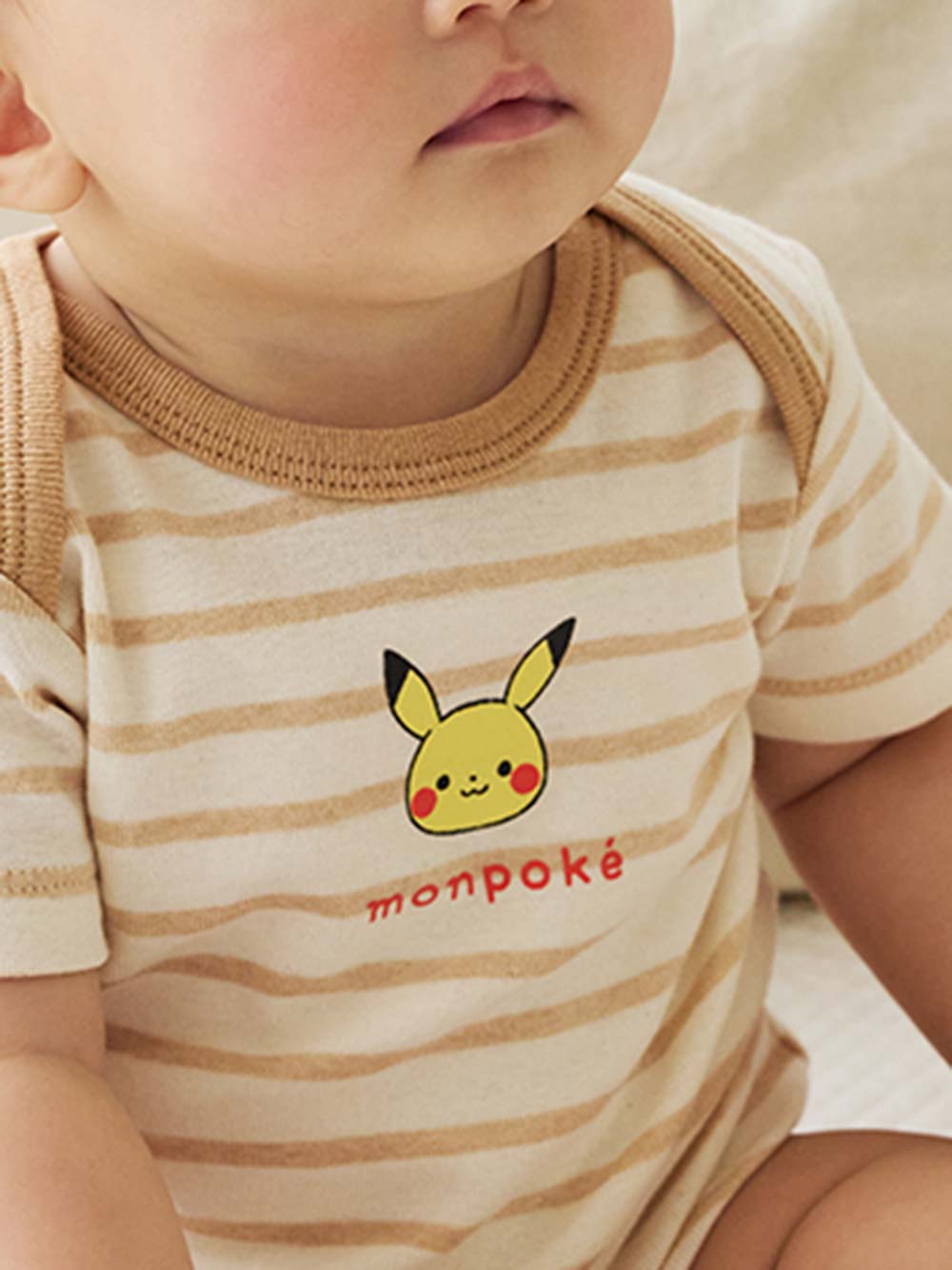 コンビ肌着・新生児/ベビー肌着|【monpoke】モンポケ半袖ボディ2枚組