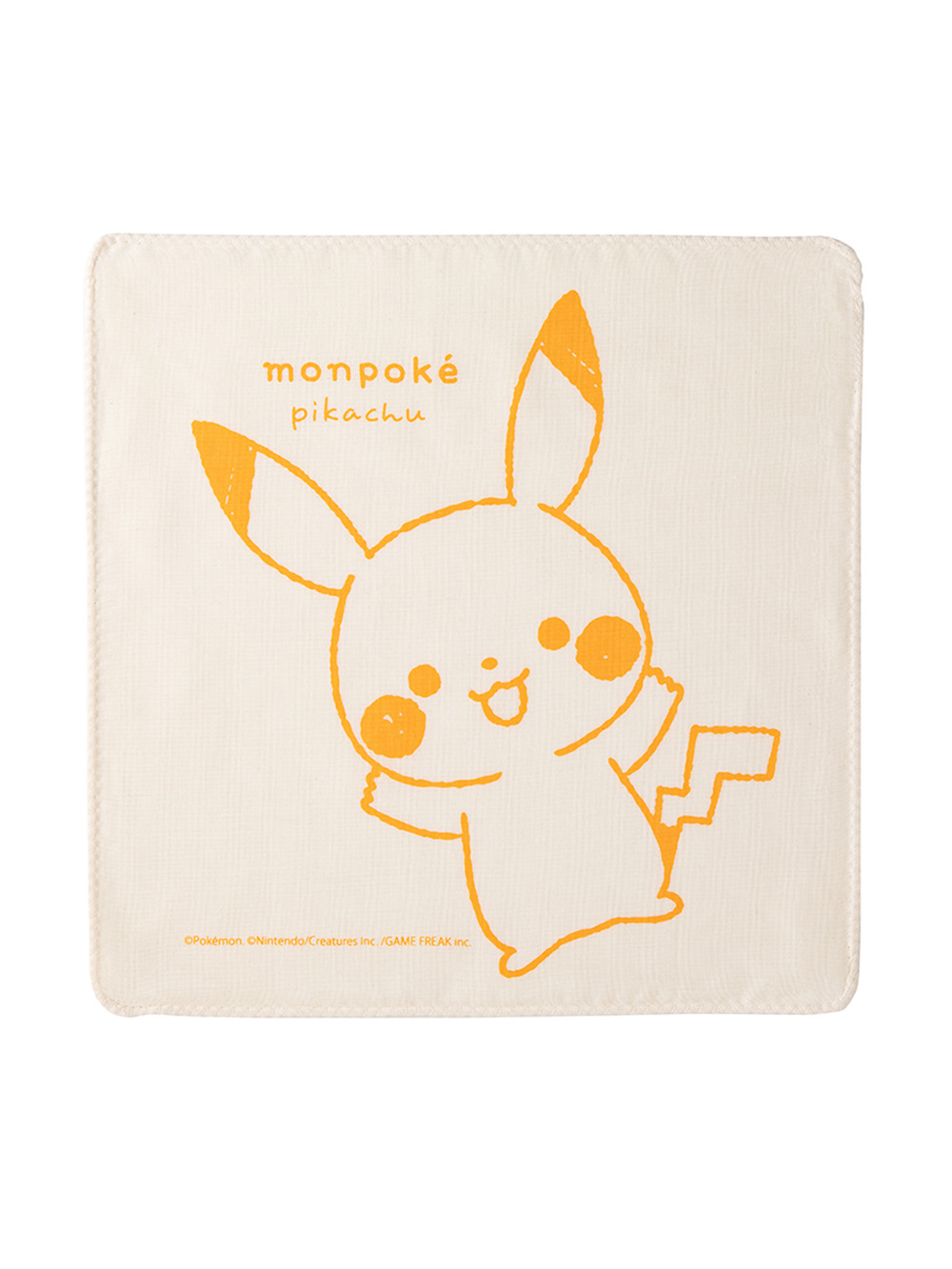 赤ちゃん お風呂・ベビースキンケア|【monpoke】モンポケオーガニックガーゼハンカチ3枚組