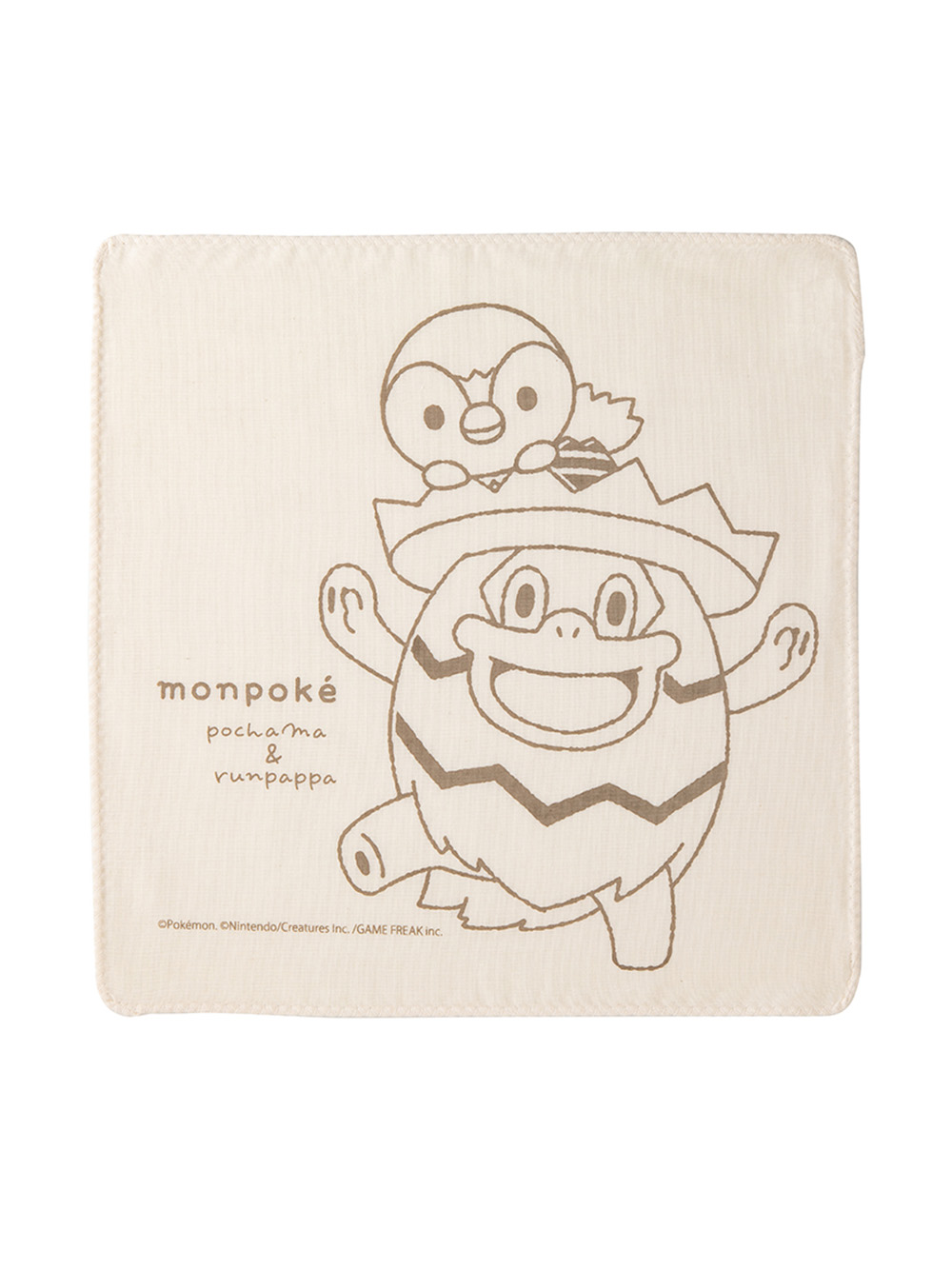 赤ちゃん お風呂・ベビースキンケア|【monpoke】モンポケオーガニックガーゼハンカチ3枚組